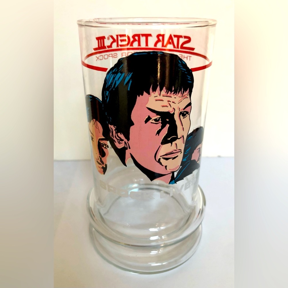 Vintage 1984 Star Trek III Search for Spock Lives Taco Bell Collector's Glass